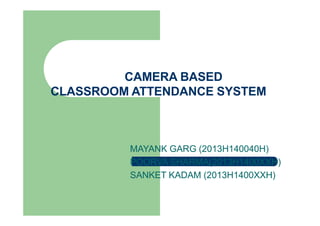 Image attendance system | PPTX
