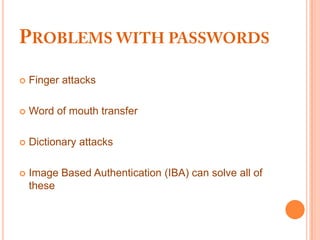 Image based authentication | PPTX