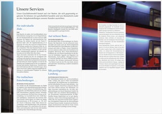 Unsere Services
Unser Geschäftsmodell basiert auf vier Säulen, die sich gegenseitig er-
gänzen. So können wir ganzheitlich handeln und uns thematisch exakt
an den Aufgabenstellungen unserer Kunden ausrichten.
Für individuelle
Ziele . . .
ERP
Jede Branche ist anders, die Geschäftsabläufe eines
Unternehmens einzigartig wie ein Fingerabdruck.
Wo die Standard-Software an ihre Grenzen stößt,
beginnen die Stärken der individualisierten Ent-
wicklung. Sie arbeiten bereits mit der Oracle E-
Business Suite oder die Implementierung ist in
Planung? Als eines der weltweit erfolgreichsten
ERP-Systeme punktet die E-Business Suite da, wo
Sie es brauchen: Über den Standard hinaus lassen
sich alle Anwendungen detailliert an Ihre spezi•-
schen Anforderungen anpassen. Sie behalten da-
bei jederzeit die Hoheit über Ihre Daten.
Apps Associates unterstützt Sie bei der Erweite-
rung Ihres Systems bis hin zur komplexen Ent-
wicklung individueller Komponenten. Ob im stan-
dardnahen Umfeld oder in proprietären Szenarien:
Als Spezialist für Oracle begleiten wir Sie bei der
Planung und Projektierung bis hin zur Implemen-
tierung individueller Zielprozesse. Natürlich kon-
form mit länderspezi•schen Anforderungen, denn
dieses Know-how gehört aufgrund langjähriger Er-
fahrung in internationalen Projekten zu unseren
besonderen Stärken.
Für treffsichere
Entscheidungen . . .
BUSINESS INTELLIGENCE
Um schnell auf die Herausforderungen im Markt
zu reagieren und unternehmensrelevante Entschei-
dungen zu treffen, müssen Geschäftsführung, Füh-
rungskräfte und Mitarbeiter jederzeit auf verbind-
liche Informationen zugreifen können. Schneller,
besser und genauer: Die Real-Time Lösung zur Be-
reitstellung von Geschäfts-Know-how heißt Busi-
ness Intelligence. Gemeinsam mit unserem Soft-
ware-Partner Oracle bieten wir Ihnen ein breites
Instrumentarium an BI-Lösungen an. Ob SAP,
die Oracle E-Business Suite, Open Source-An-
wendungen, Individuallösungen oder proprietäre
Branchenlösungen: Wir unterstützen Sie auf fach-
licher und technischer Seite bei der individuellen
Gestaltung Ihrer Entscheidungswerkzeuge.
Sofort einsatzbereit und mit nur geringem Aufwand
an Implementierung und Grundeinstellungen – mit
Business Intelligence erzielen Sie eine hohe Infor-
mationsqualität zu geringen Kosten.
Auf sicherer Basis . . .
DATENBANKSERVICE
Das Herzstück Ihrer IT-Anwendungen im Oracle-
Bereich: Die Datenbank. Um die technische Funk-
tionalität und damit auch die Hochverfügbarkeit
Ihrer Daten jederzeit zu gewährleisten, ist diese per-
formant und sicher zu halten. Unsere Datenbank-
Services umfassen daher neben der Installation die
komplette Betreuung Ihrer Oracle-Datenbanken.
Pro•tieren Sie von unseren klassischen on-site Ser-
vices für Installation, Upgrade und Migration von
Datenbanken. Auch gehören „Managed Services“
zu unserem Portfolio, bei denen Offshore-System-
spezialisten Ihre Systeme professionell betreuen
– bei Bedarf rund um die Uhr und dank unserer
internationalen Ausrichtung zu äußerst attraktiven
Konditionen.
Mit punktgenauer
Landung . . .
DATENBANKENTWICKLUNG
Ihr Unternehmen besitzt ein unverwechselbares
Pro•l, welches sich auch in Ihrer IT-Landschaft
widerspiegelt. Die Modellierung von Datenbanken,
die Ihre spezi•schen Prozesse exakt abbilden – das
ist unsere Aufgabe. Damit Sie in Zukunft ef•zient
und sicher arbeiten können. Die Mitarbeiter von
Apps Associates unterstützen Sie bei allen Auf-
gabenstellungen im Oracle Datenbank Umfeld. Sie
verfügen über eine fundierte Basisausbildung in
der prozeduralen Programmiersprache PL/SQL.
Darüber hinaus beherrschen sie, je nach Spezia-
lisierung, weitere Entwicklungsumgebungen wie
APEX oder das zukunftsweisende Oracle Applica-
tion Development Framework für Entwicklungen
im Oracle Fusion-Umfeld. Analytisch im Denkver-
mögen, hochmotiviert und stark als Team: Unsere
Mitarbeiter sind die Grundlage unseres Erfolgs.
Der Grundsatz von Apps Associates ist „mit Lei-
denschaft pragmatisch“. Er beschreibt unseren
Anspruch, Ihre Geschäftsprozesse durch leistungs-
starke Lösungen spezifisch zu optimieren.
Natürlich in transparenten Prozessen und basie-
rend auf Konzepten, die unsere Mitarbeiter durch
ihr fundiertes Wissen kosten- und zeitsparend
realisieren. Dabei verbinden wir innovative IT-
Produkte stets mit intelligenten Dienstleistungen
– höchst zielorientiert und dem Kundenbedarf
konsequent angepasst.
Unser ökonomisches Prinzip „quid pro quo“ er-
gänzen wir mit der Haltung, immer etwas mehr
als andere zu geben. Egal, welche Aufgabe Sie uns
stellen, wir nehmen Ihre Herausforderung mit
Respekt und viel Engagement an. Mit Kompeten-
zen, die weit über Europas Grenzen hinausgehen:
Und das nicht nur in puncto Know-how, sondern
vor allem auch aus interkultureller Sicht. Ob Kun-
den, Mitarbeiter oder Partner: Wir pflegen einen
höchst partnerschaftlichen Umgang – angelegt auf
Vertrauen, Toleranz und Langfristigkeit. Dass wir al-
len unseren Kunden im Gegensatz zu den großen
Anbietern stets auf Augenhöhe begegnen, macht
uns besonders.
 