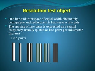 Comprehensive Overview of Image Characteristics in Radiography and ...