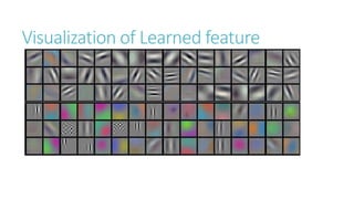 Visualization of Learned feature
 