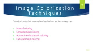 Image colorization | PPTX