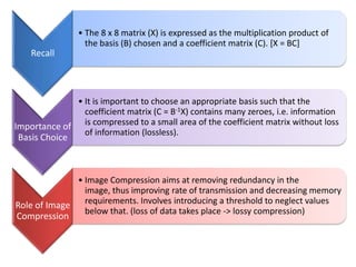 What makes a basis good?