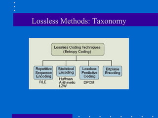 Lossless Methods: Taxonomy
 
