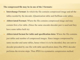 Image compression | PPTX