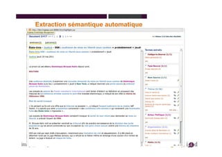 Extraction sémantique automatique




20 Juin 2010
 