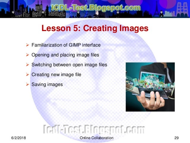 Icdl Image Editing Gimp Icdl Image Editing Gimp