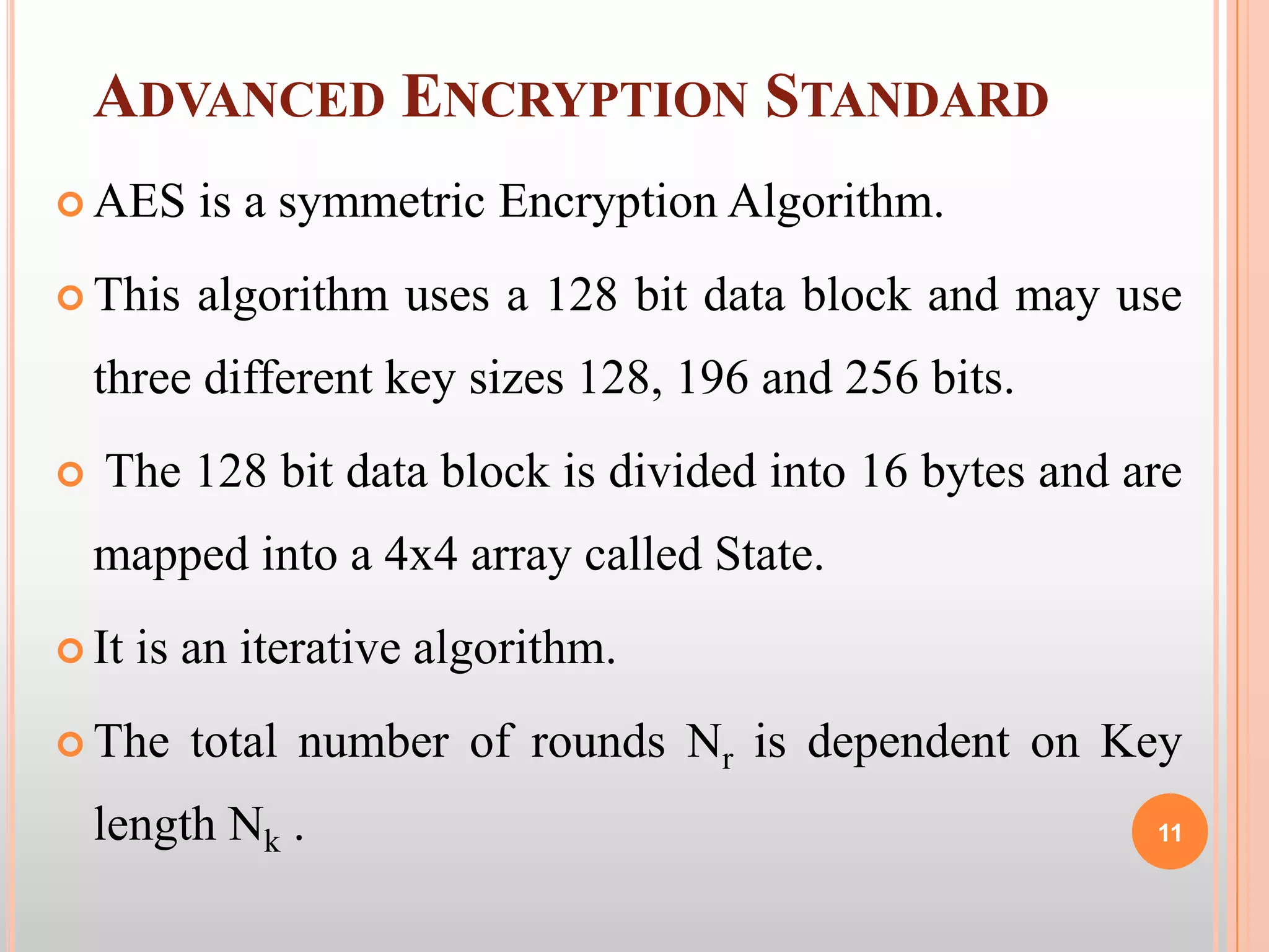 Image encryption using aes key expansion | PPTX | Information and ...