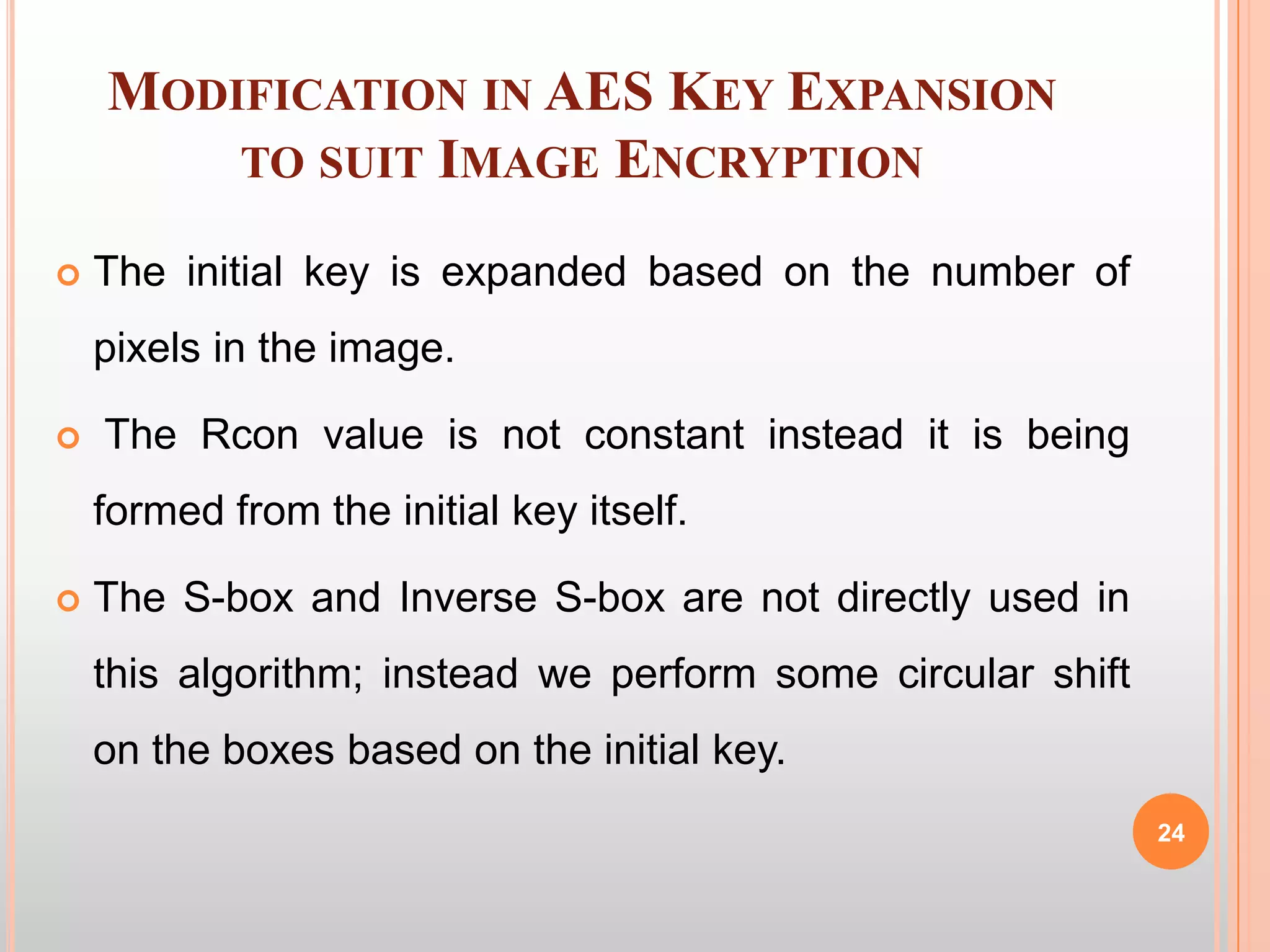 Image encryption using aes key expansion | PPTX | Information and ...
