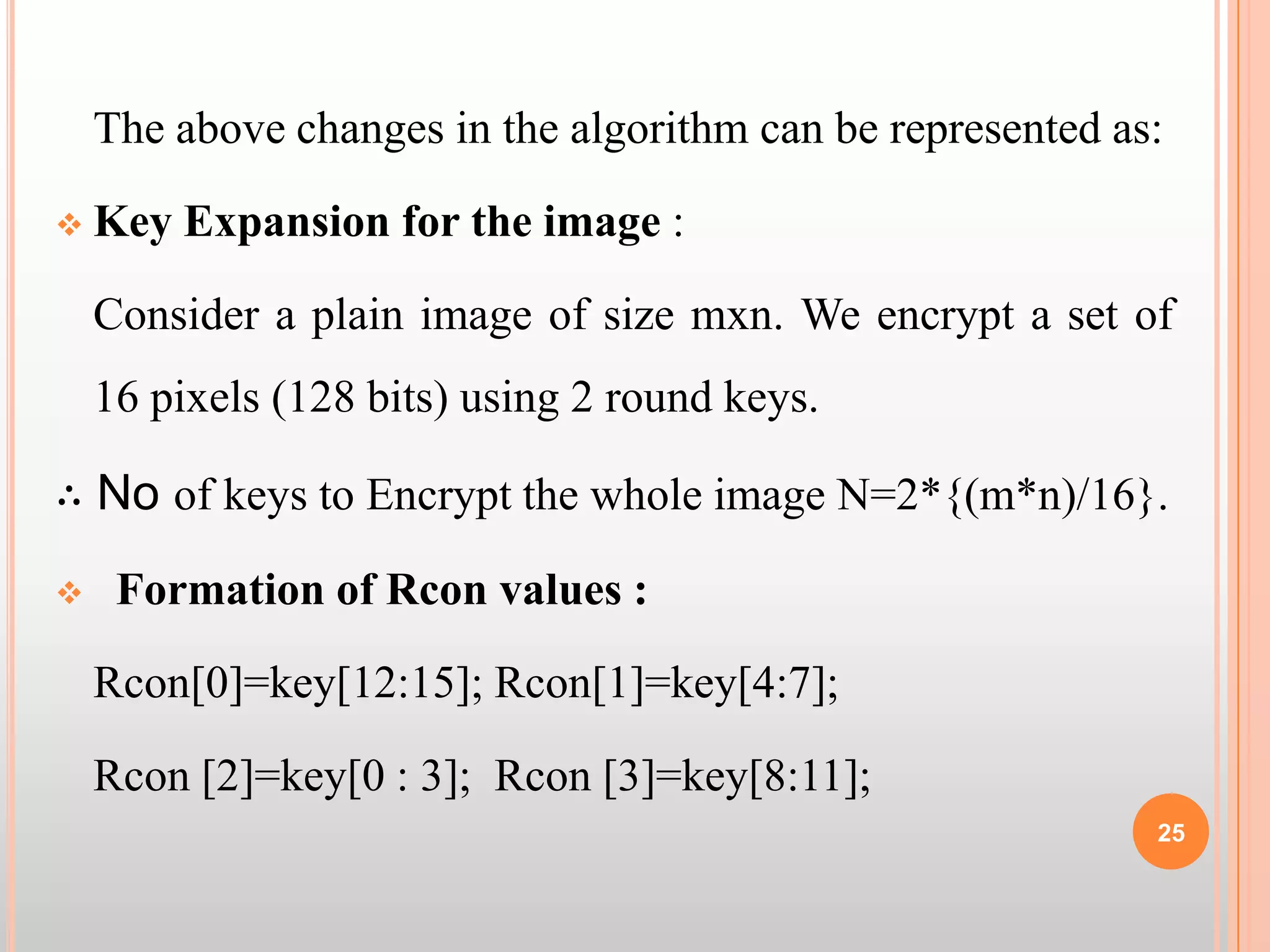 Image encryption using aes key expansion | PPTX | Information and ...
