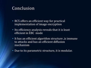 I mage encryption using rc5 | PPTX