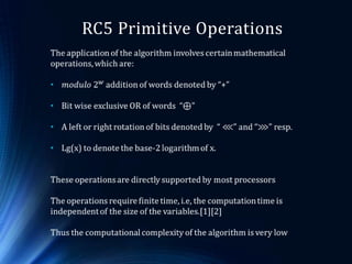 I mage encryption using rc5 | PPTX