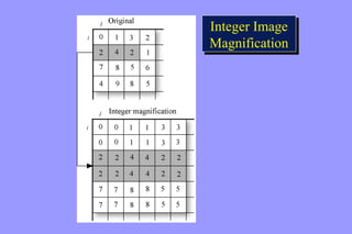 Integer Image 
Magnification 
Integer Image 
Magnification 
 