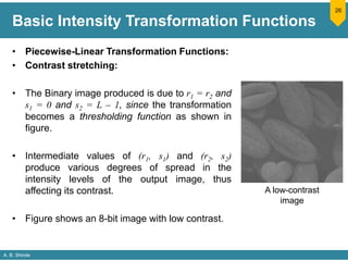Image Enhancement in Spatial Domain | PPSX