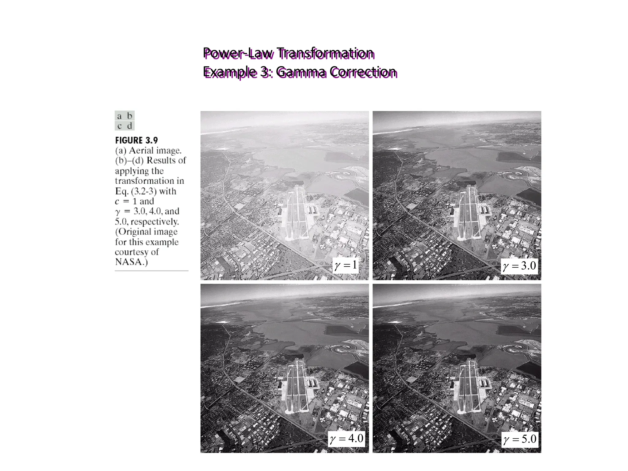 Power-Law Transformation
Example 3: Gamma Correction
0
.
3


0
.
5


0
.
4


1


 