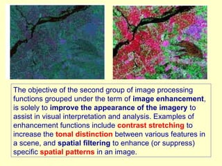 Image enhancement technique digital image analysis, in remote sensing ...
