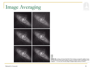 Bahadir K. Gunturk 30
Image Averaging
 
