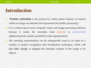 Image feature extraction | PPTX