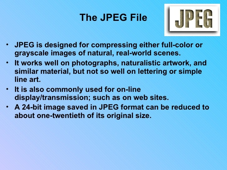 image files formats jpeg file format specification