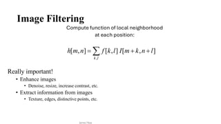 Comprehensive Guide to Image Filtering Techniques and Applications | PDF