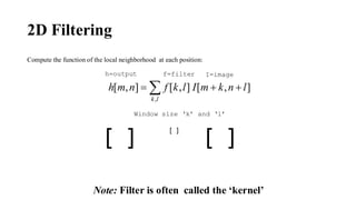 Comprehensive Guide to Image Filtering Techniques and Applications | PDF