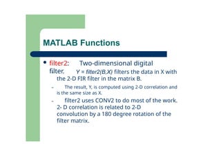 Image Filtering Presentation based on UCF Computer Vision Courses | PPTX