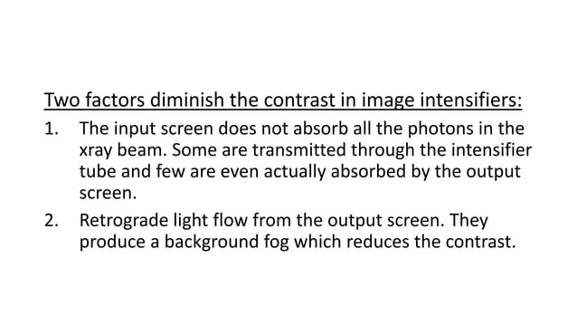 image intensifier.pptx | Cameras and Camcorders | Consumer Electronics