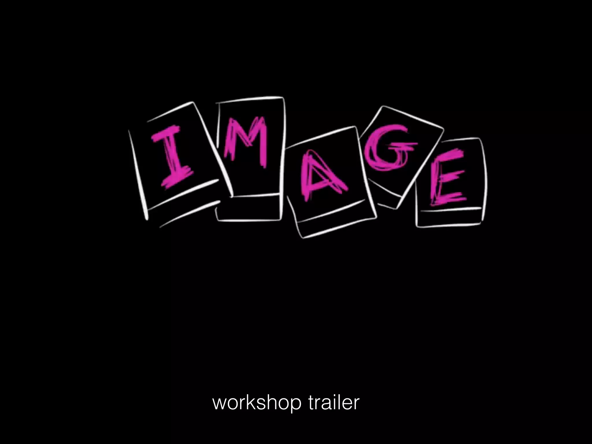 workshop trailer
 