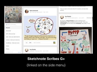 Sketchnote Scribes G+
(linked on the side menu)
 
