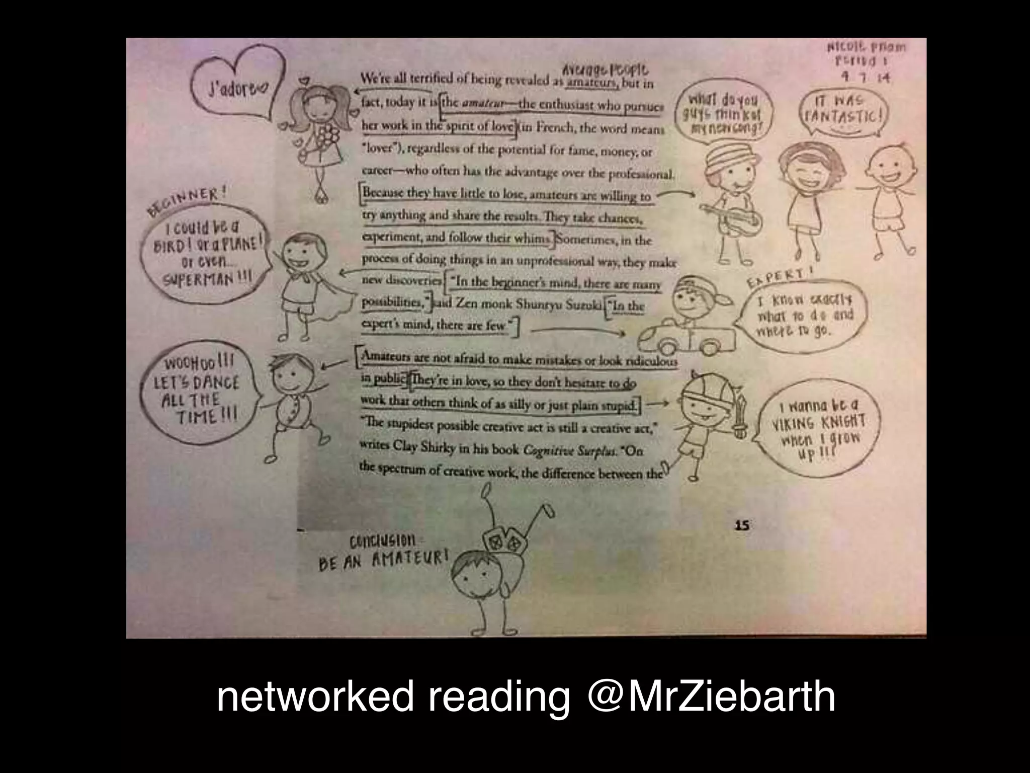 networked reading @MrZiebarth
 