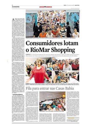 Consumidores lotam o RioMar Shopping