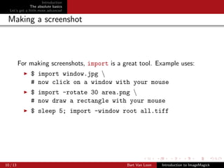 Getting Started With Imagemagick Ppt Getting Started With Imagemagick Ppt