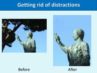 Sharpening photos
Before
After
 