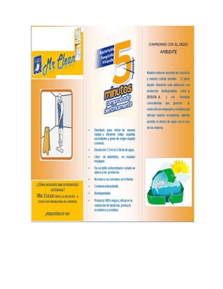 Brochure Jabón Industrial Mr Clean