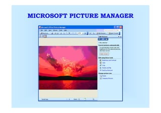 MICROSOFT PICTURE MANAGER
 