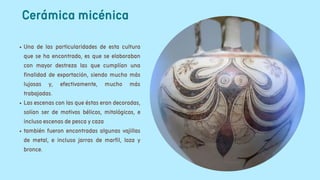 Minoicos y Micénicos - Arte