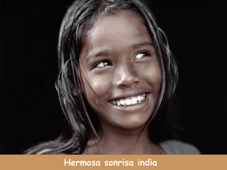 Hermosa sonrisa india 