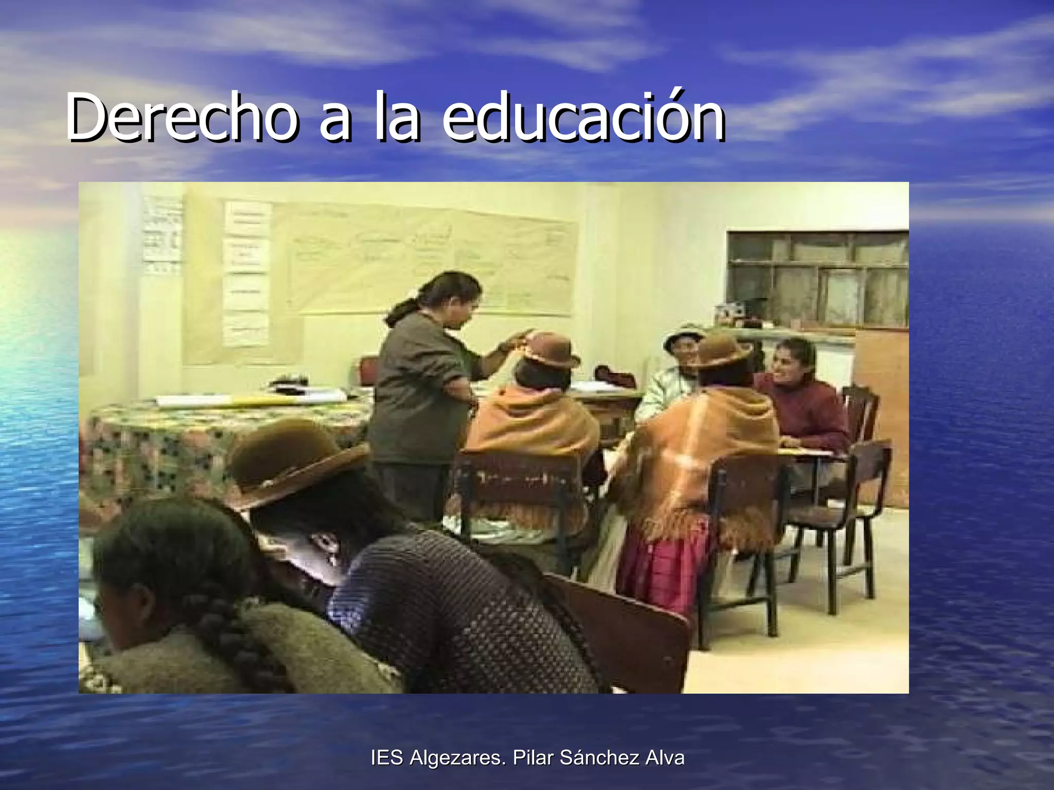 Derecho a la educación 