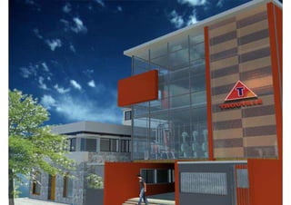 Render ampliación club deportivo