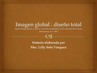 1
Síntesis elaborada por
Msc. Lilly Soto Vásquez
 