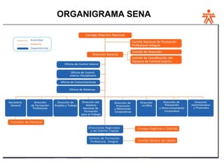 ORGANIGRAMA SENA
 