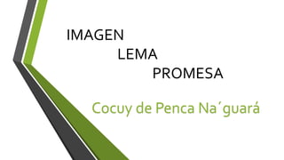 IMAGEN
LEMA
PROMESA
Cocuy de Penca Na´guará
 