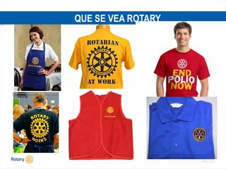 TITLE | 15
QUE SE VEA ROTARY
 