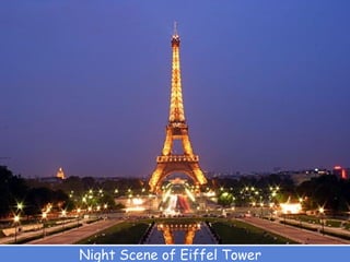 Night Scene of Eiffel Tower 