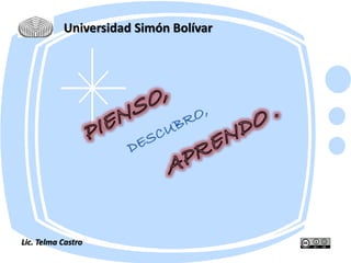 Universidad Simón Bolívar 
Lic. Telma Castro 
 