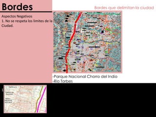 Su recorrido se encuentra bordeado de importante comercio.Aspectos negativos-debido a la magnitud tanto de vehículos como de personas presentan un estado en cuanto a su imagen bastante desagradable-La inseguridad es otro de sus puntos negativos-Su congestionamiento