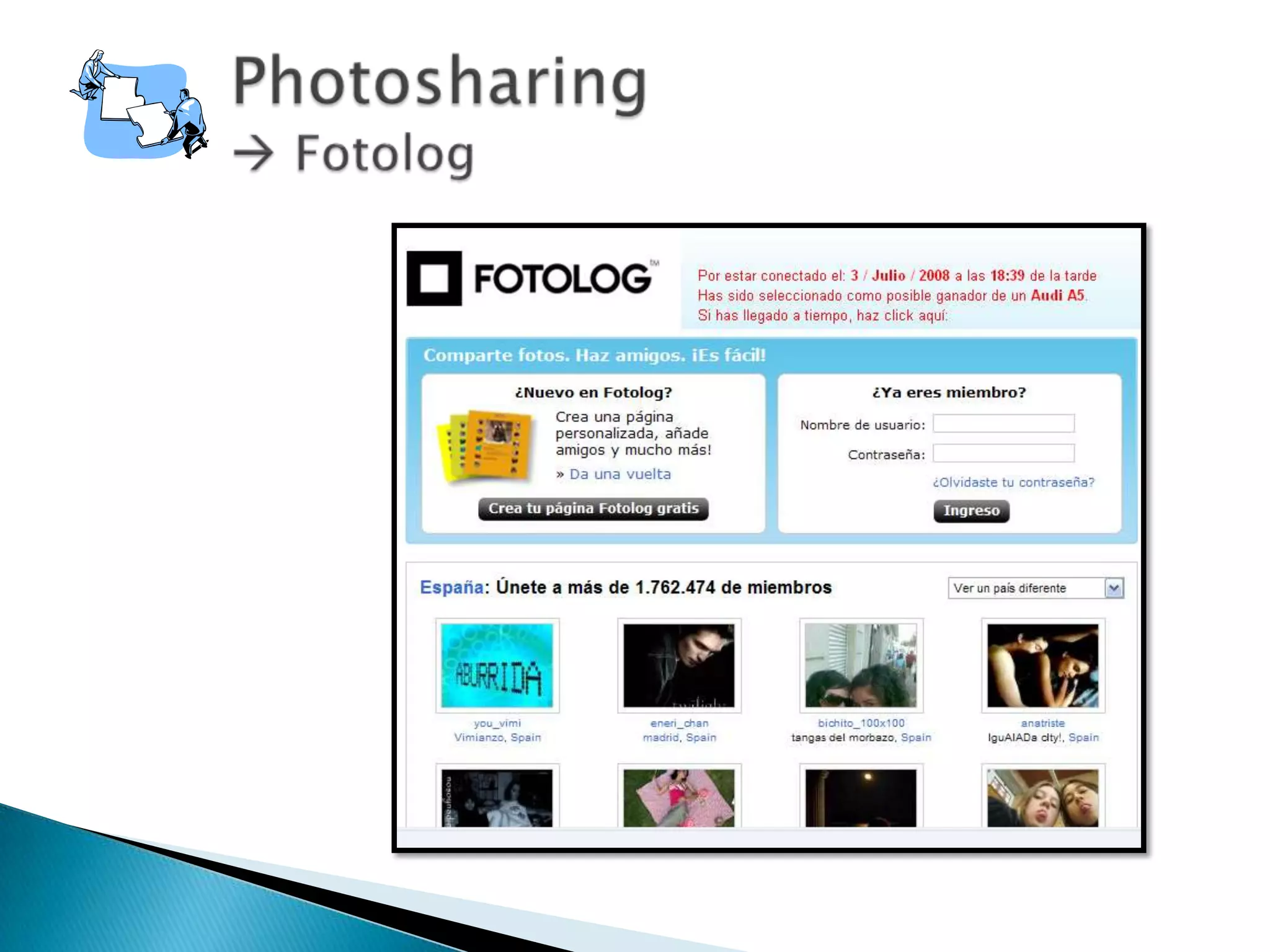 Imagen fija en la web 2.0