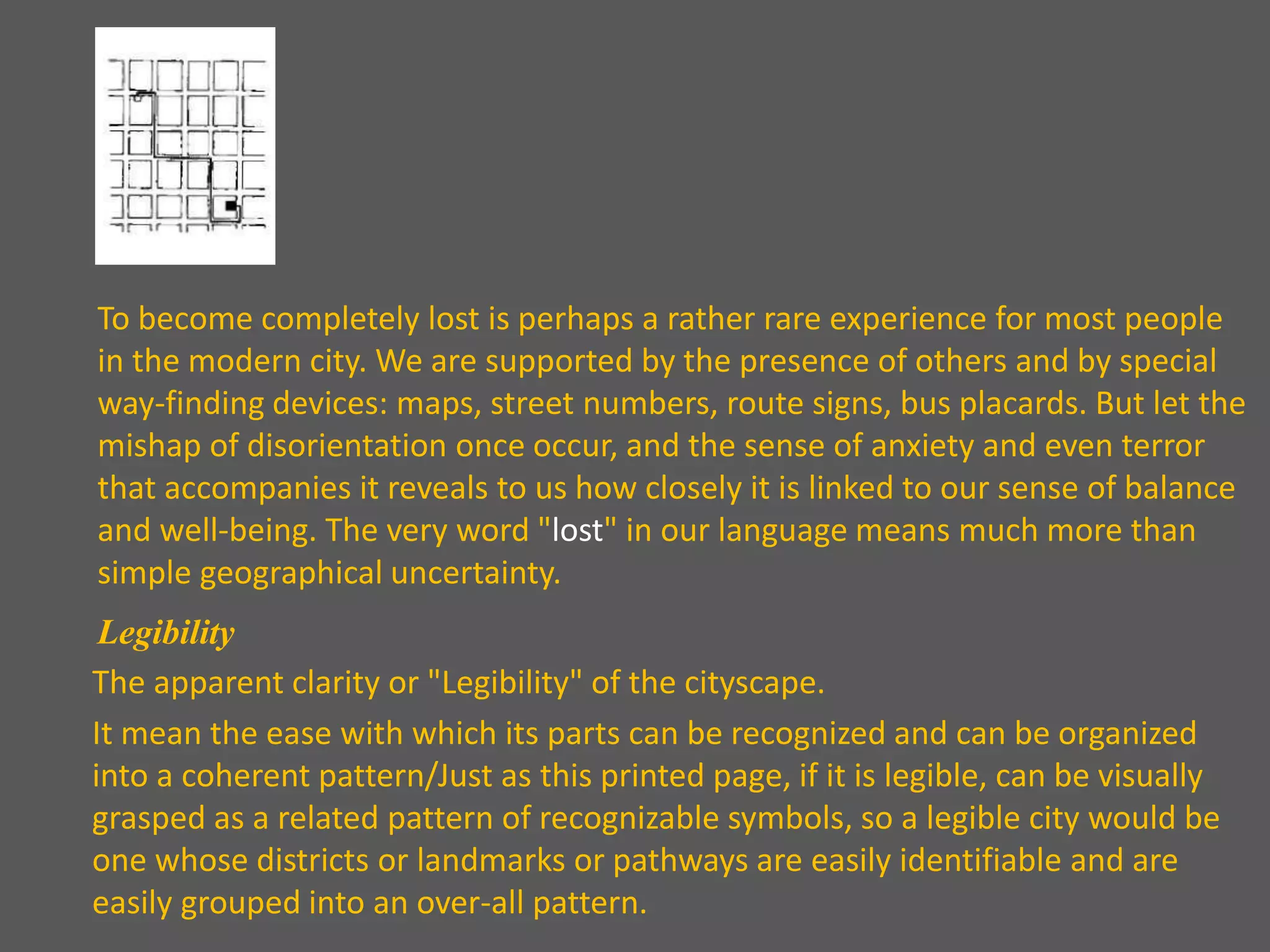 Image of the city, kevin lynch & case study. | PPTX