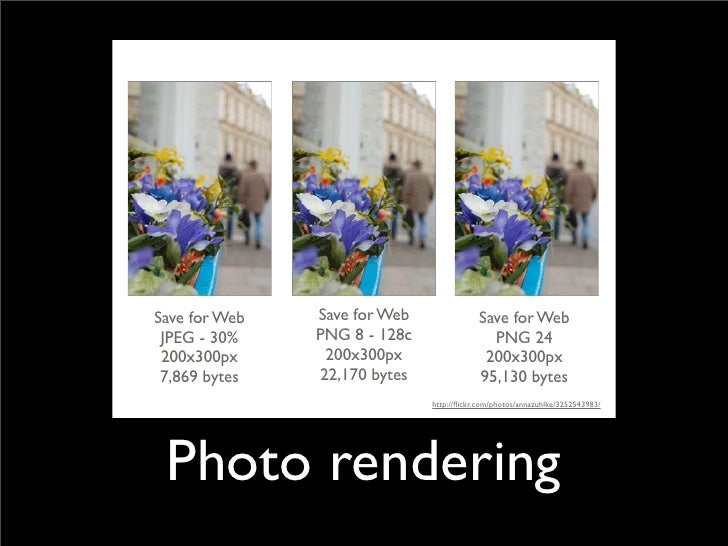 Image Optimization For The Web Image Optimization For The Web