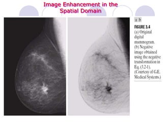 Image Enhancement in the
Spatial Domain
 